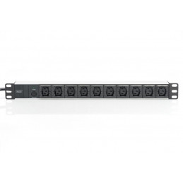 Digitus DN-95404 Túlfeszültségvédő Kapcsolóval 10DIN 2m Black