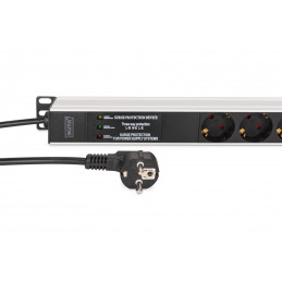 Digitus DN-95438 Túlfeszültségvédő 9DIN 2m Black
