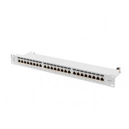 Lanberg 24-port Patch Panel 1U Grey