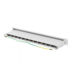 Lanberg 24-port Patch Panel 1U Grey