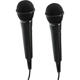 Hama Karaoke Microphone Set Black