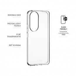 FIXED TPU Gel Case for Honor 90 5G, clear, Mobiltelefon Kiegészítő