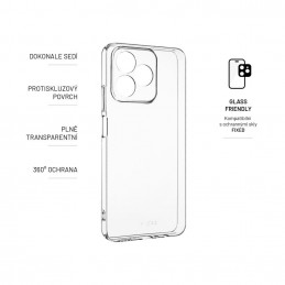 FIXED TPU gél tok Realme C53-hoz, átlátszó