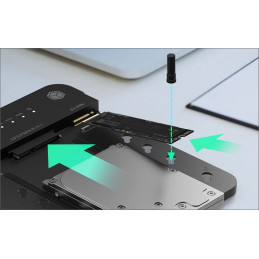 Raidsonic IcyBox IB-2915MSCL-C31 CloneStation & DockingStation for M.2 NVME & SATA 2.5”/3.5” SSD/HDD