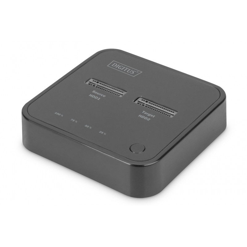 Digitus Dual M.2 NVMe SSD Docking Station with Offline Clone Function USB-C Black