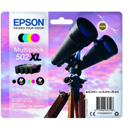 Epson T02W6 (502XL) eredeti tintapatron multipack