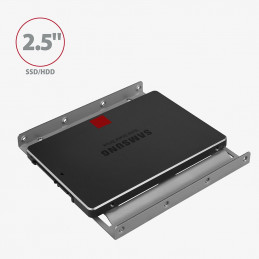 AXAGON RHD-125S 2.5" SSD/HDD Bracket into 3.5" bay Silver