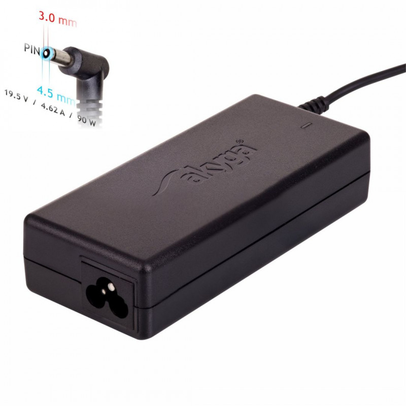 Akyga AK-ND-26 19,5V / 4,62A 90W 4,5x3mm HP hálózati notebook töltő
