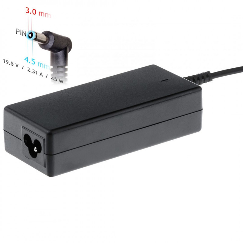 Akyga AK-ND-69 19,5V / 2,31A 45W 4,5x3mm HP hálózati notebook töltő