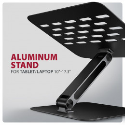 AXAGON STND-LQB stand for notebooks and tablets Black