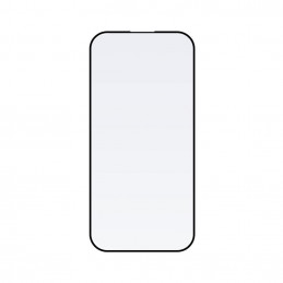 FIXED Rendkívül tartós edzett üveg por elleni aplikátorral Apple iPhone 15 Plus /iPhone16 Plus készülékhez, fekete