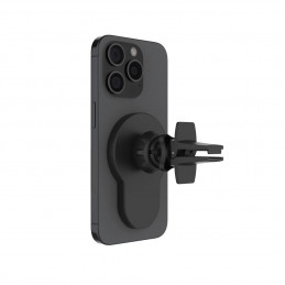 FIXED MagClick 2 autós tartó wireless töltővel 15W, fekete