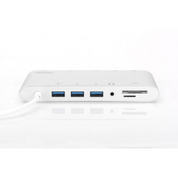 Digitus 11in1 Universal Docking Station Silver