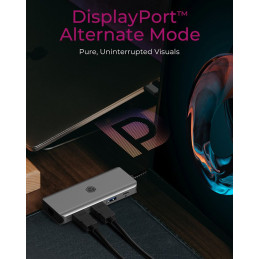 Raidsonic Icy Box IB-DK4012-CPD 9in1 USB Type-C DockingStation Black