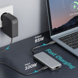 Digitus 7in1 USB-C Docking Station Black