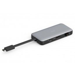 Digitus 7in1 USB-C Travel Docking Station Silver