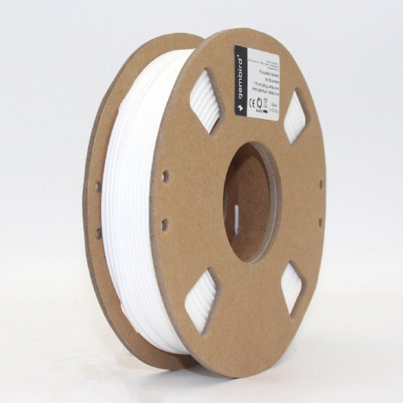 Gembird 3DP-PLA1.75GE-01-W Filament PLA White 1,75mm 200g GEMMA printer spool