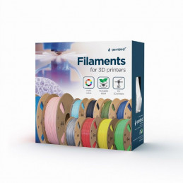 Gembird 3DP-PLA-FL-01-W PLA Flexible White1.75mm 1kg