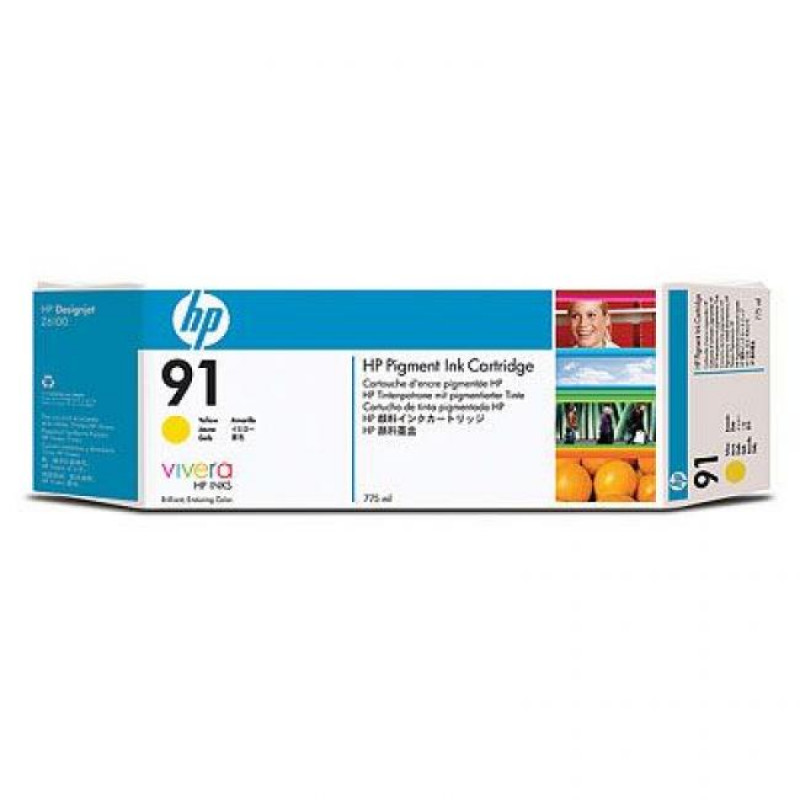 HP C9469A No.91 sárga eredeti tintapatron