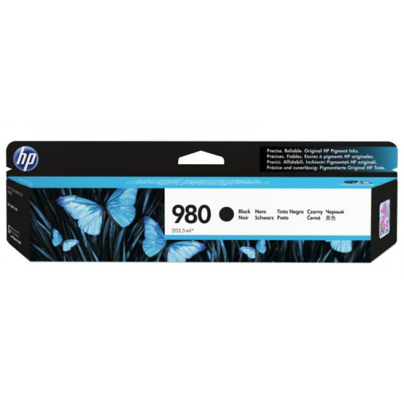 HP D8J10A No.980A fekete eredeti tintapatron