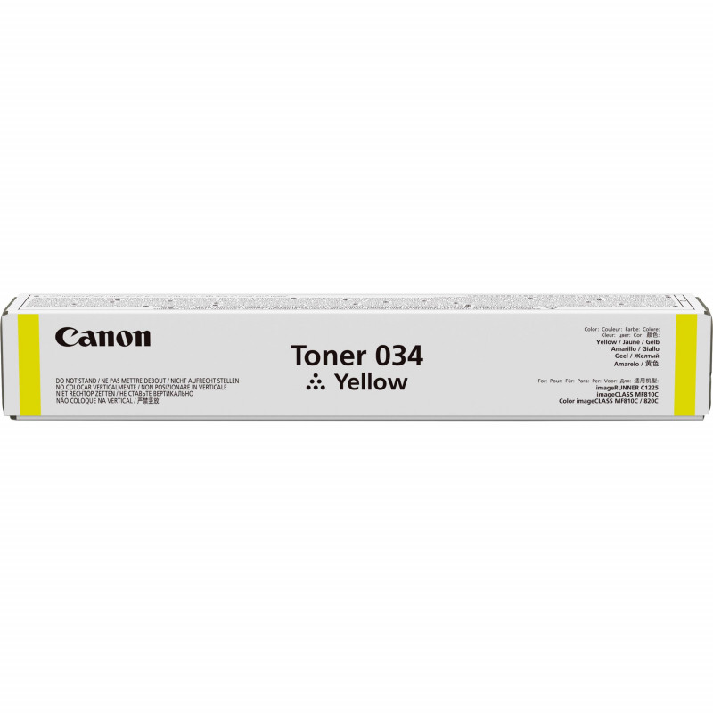 Canon 034 [IRC1225] sárga eredeti toner