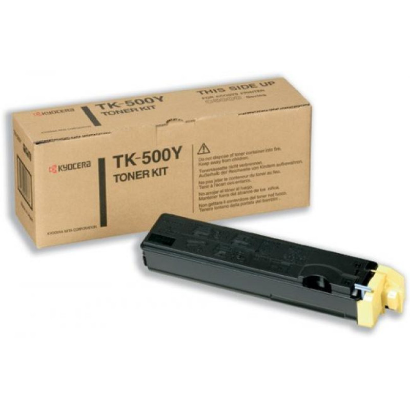 Kyocera TK-500Y sárga eredeti toner 370PD3KW
