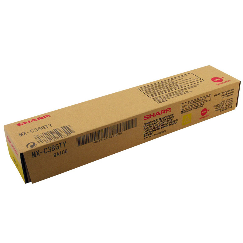 Sharp MXC-38GTY sárga eredeti toner