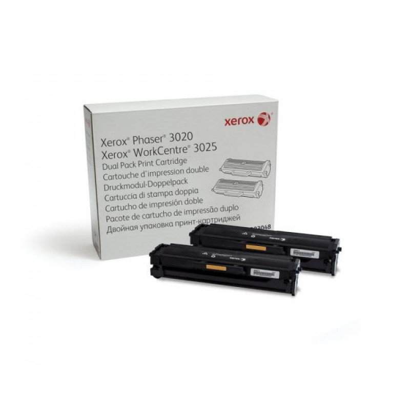 Xerox 3020/3025 [106R03048] fekete eredeti toner dupla