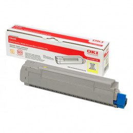 Oki [C-8600] sárga eredeti toner 6k (43487709)