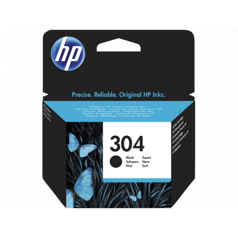 HP N9K06AE No.304 fekete eredeti tintapatron