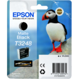 Epson T3248 matt fekete eredeti tintapatron