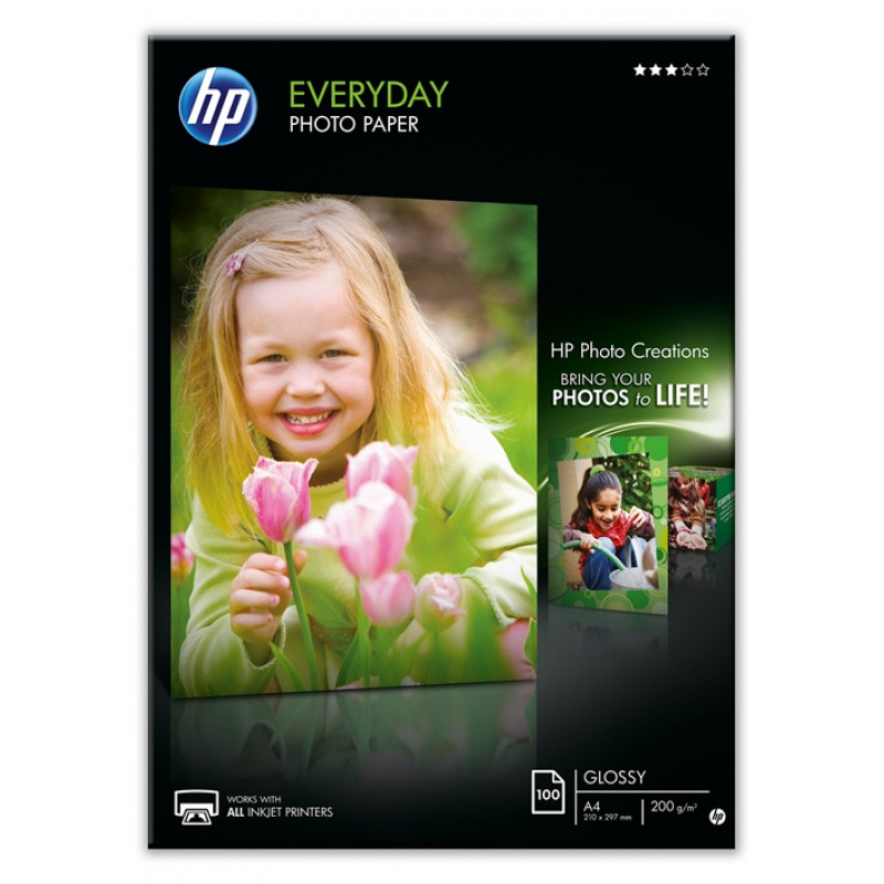 HP Q2510A A/4 Fényes eredeti fotópapír 100lap 200g