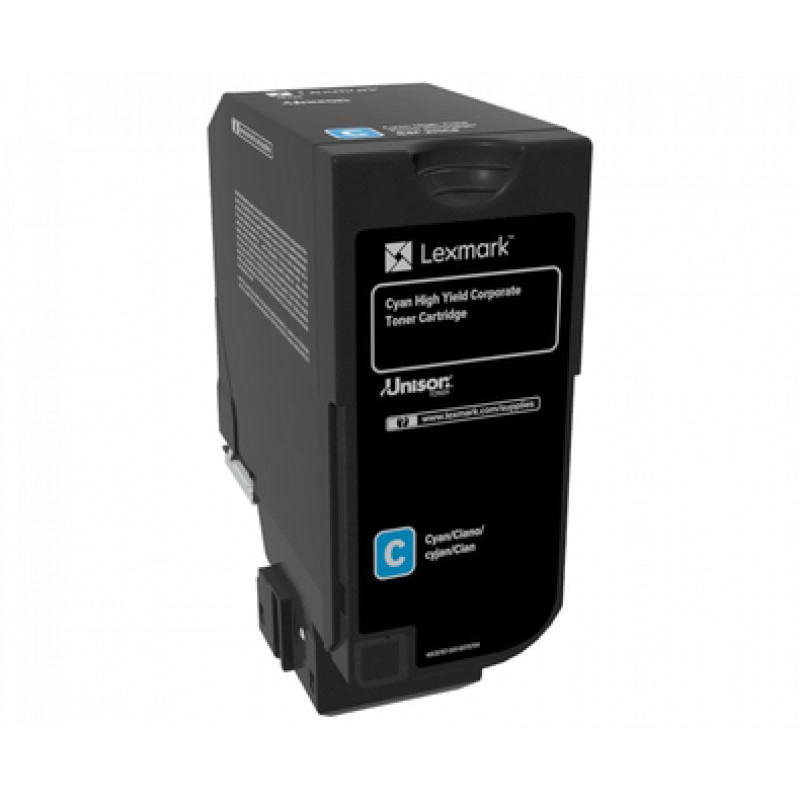 Lexmark CX725 kék eredeti toner (84C2HCE)