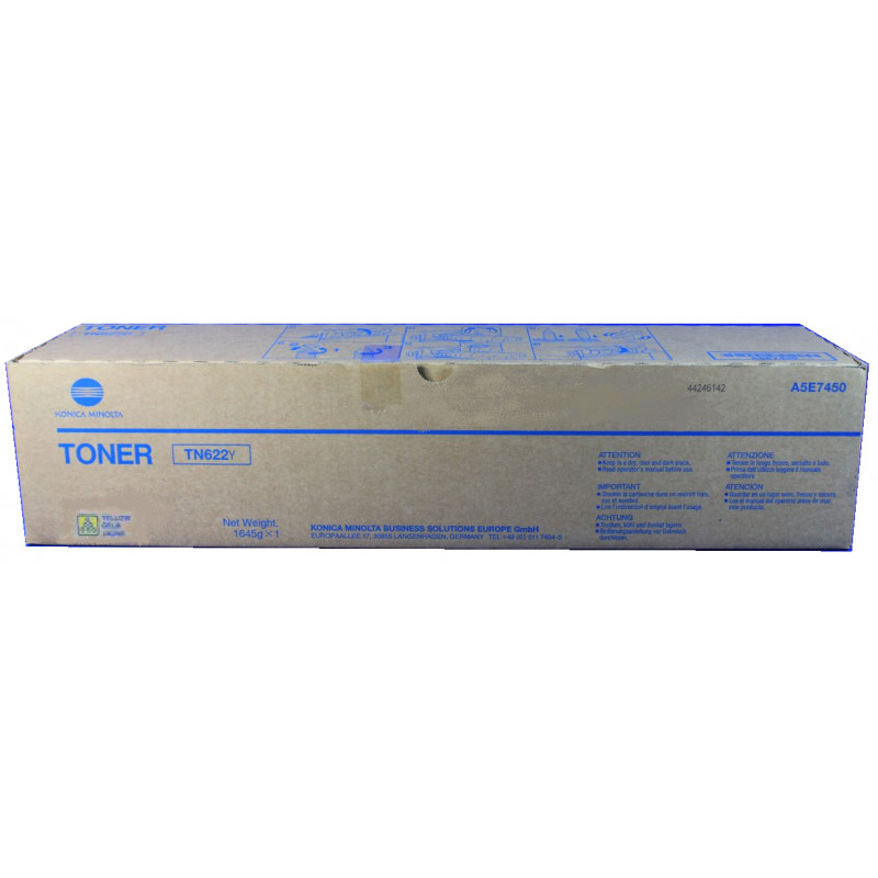 Konica Minolta Bizhub C1085 [TN622Y] sárga eredeti toner