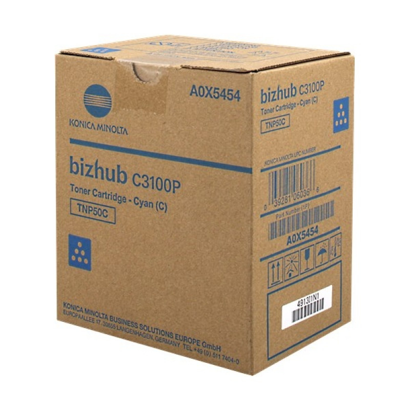 Konica Minolta Bizhub C3100 [TNP50C] kék eredeti toner