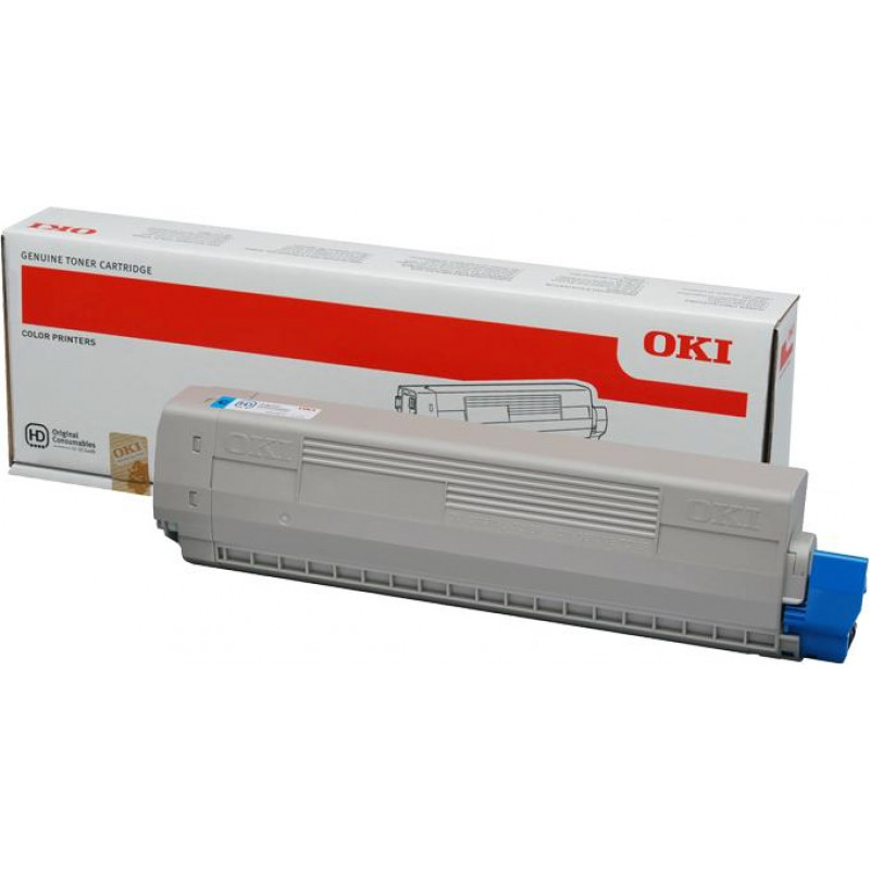 Oki C612 kék eredeti toner (46507507)