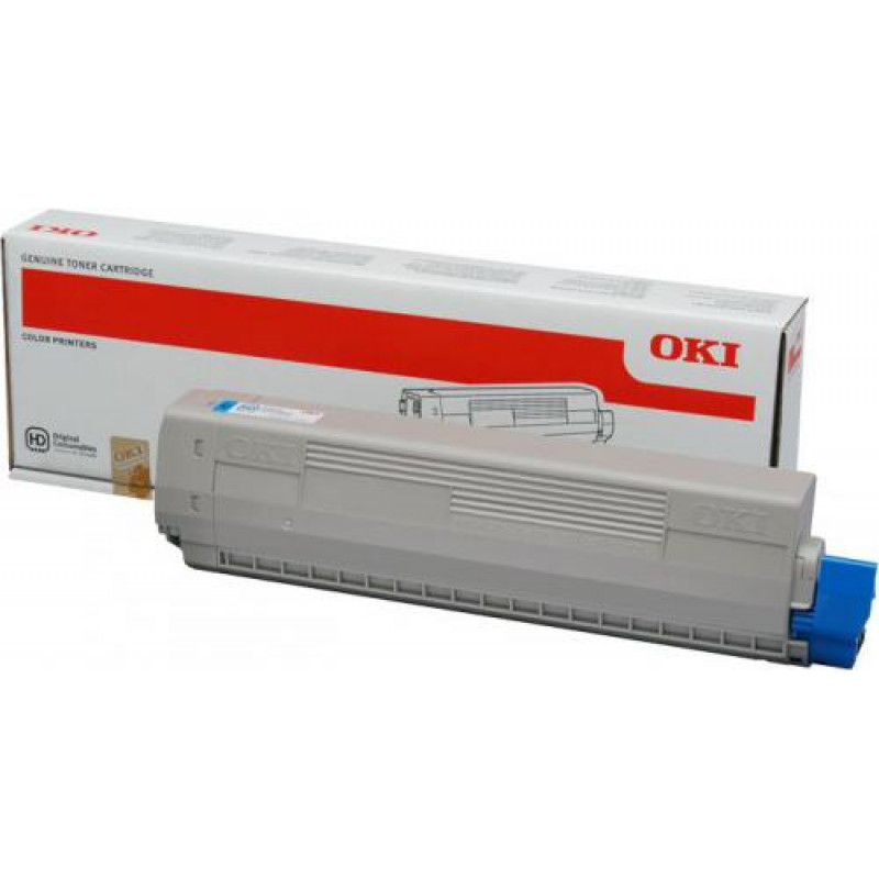 Oki C833/C843 kék eredeti toner (46443103)