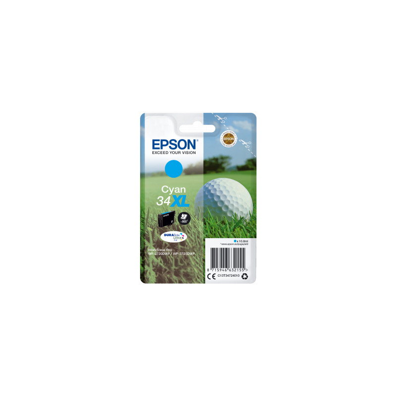 Epson T3472 kék eredeti tintapatron