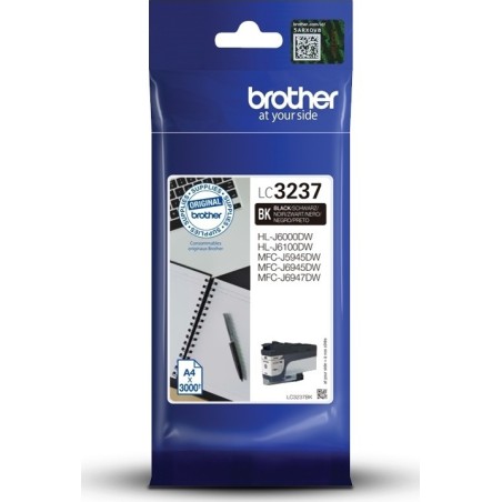 Brother LC3237 fekete eredeti tintapatron