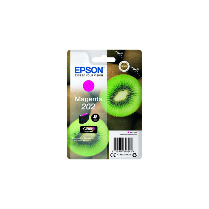 Epson T02F3 (202) magenta eredeti tintapatron