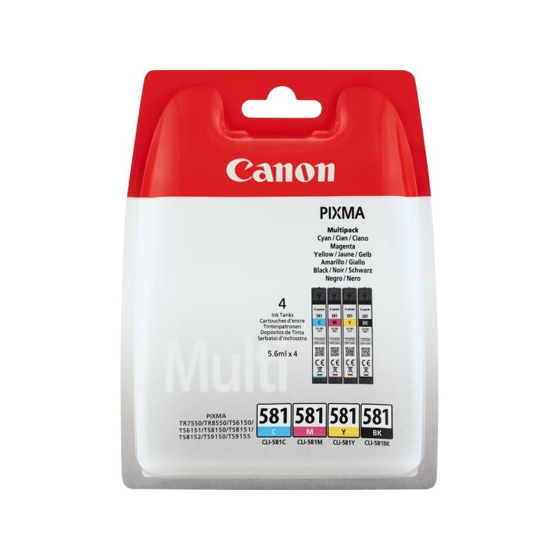 Canon CLI-581 színes eredeti tintapatron multipack