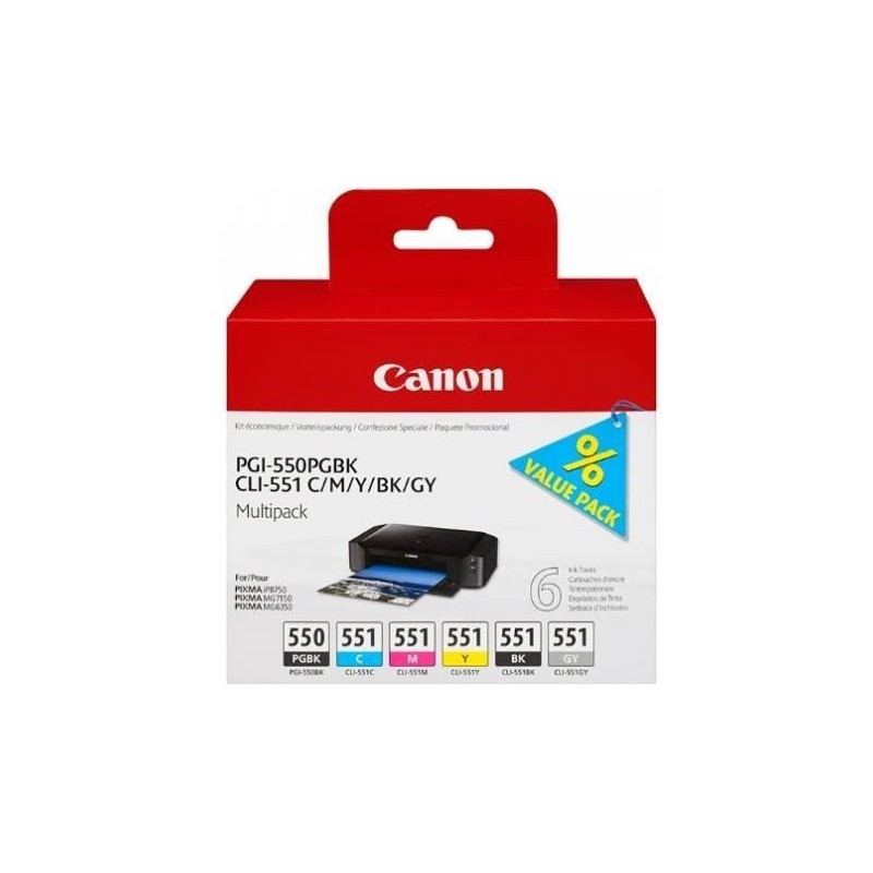 Canon PGI-550/CLI-551 eredeti tintapatron multipack