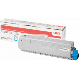 Oki [C824/C834/C844] kék eredeti toner (47095703)