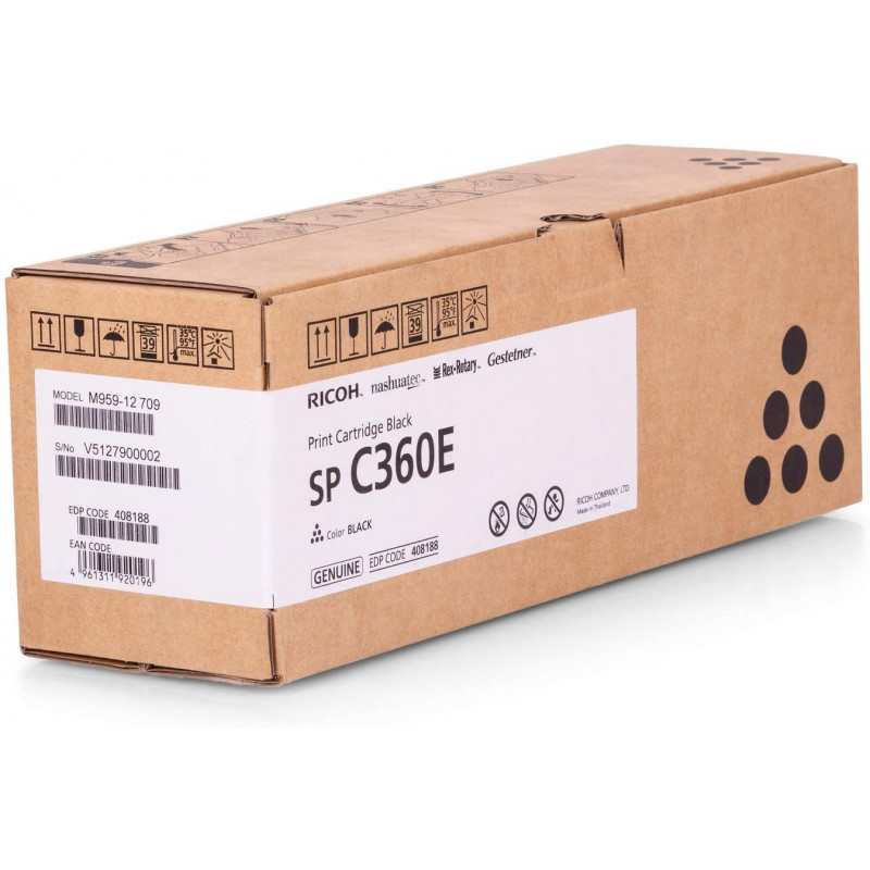 Ricoh SPC360E fekete eredeti toner (408188)
