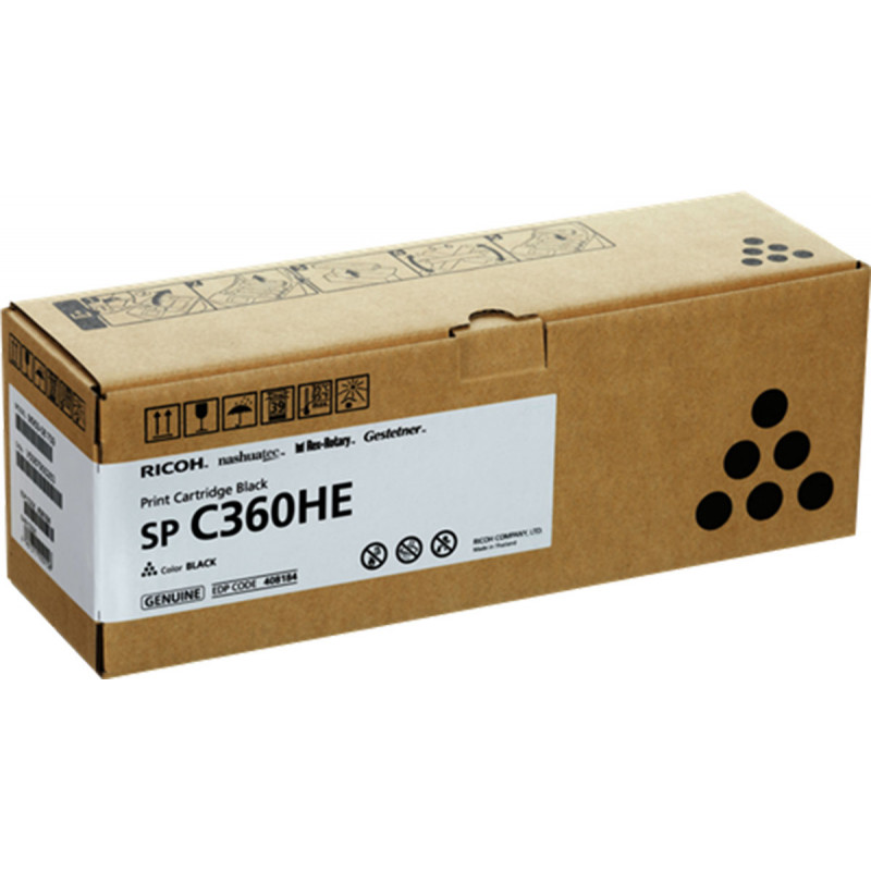 Ricoh SPC360HE fekete eredeti toner (408184)