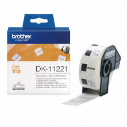 Brother DK-11221 fehér eredeti öntapadós címke 23mm