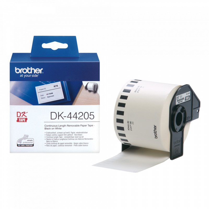 Brother DK-44205 fehér eredeti öntapadós címke 62mm