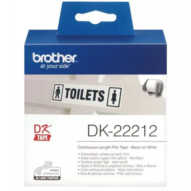 Brother DK-22212 fehér eredeti öntapadós szalagcímke 62mm