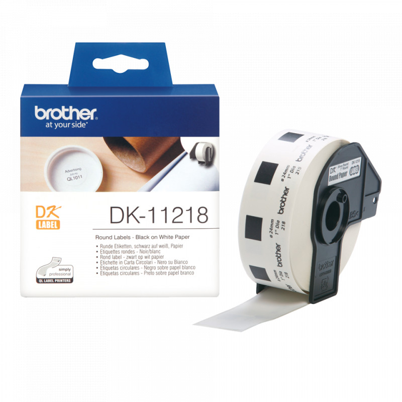Brother DK-11218 fehér eredeti öntapadós címke 24mm