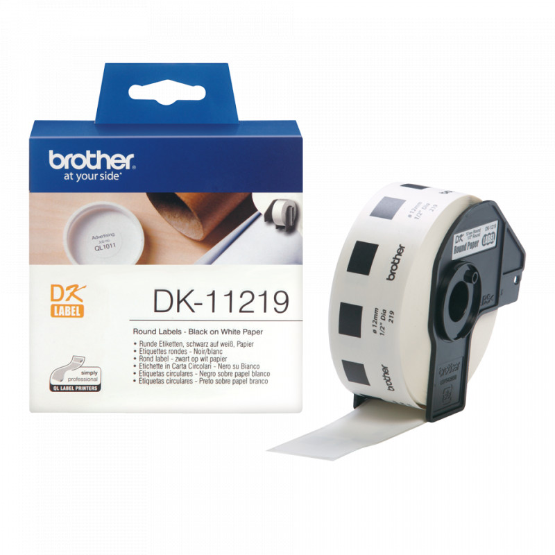 Brother DK-11219 fehér eredeti öntapadós címke 29mm